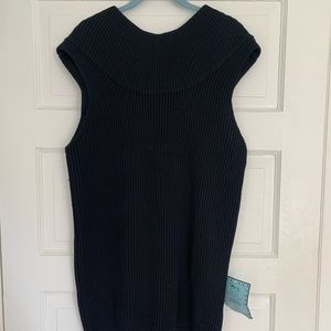 Vera Wang black sweater dress